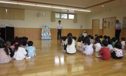 防犯訓練をしました。