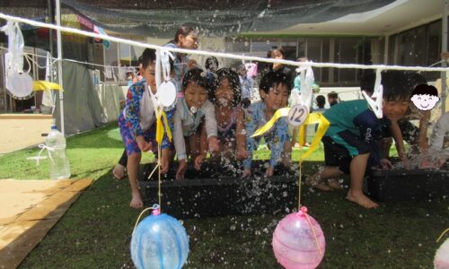 プール開きをしました(3～5歳児)